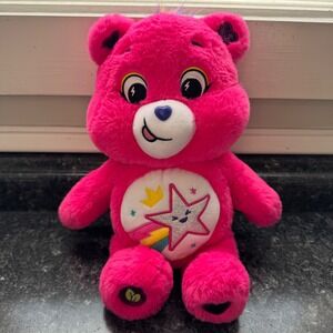 Care Bears Limited Exclusive Bear Me Bear Plush Hot Pink Shooting Star 14 inch